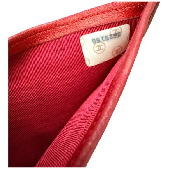 CHANEL Red and Black Vintage Wallet Bundle - Picture 8 of 16